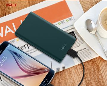 סוללה ניידת פולימרית 5000mAh כחול