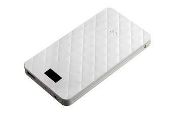 סוללה ניידת פולימרית 10,000mAh לבן