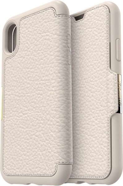 כיסוי ספר עור Strada בג' ל iPhone X