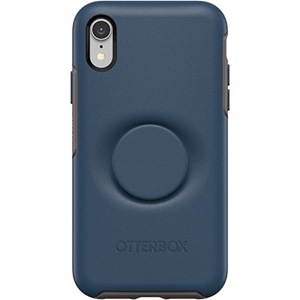 כיסוי  ל iPhone XR מבית Otterbox & PopSocket דגם Symmetry כחול