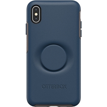 כיסוי  ל-iPhone XS Max מבית Otterbox & PopSocket דגם Symmetry (כחול)