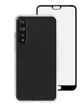 סט כיסוי שקוף ומגן מסך Skech ל-Huawei P20 Pro