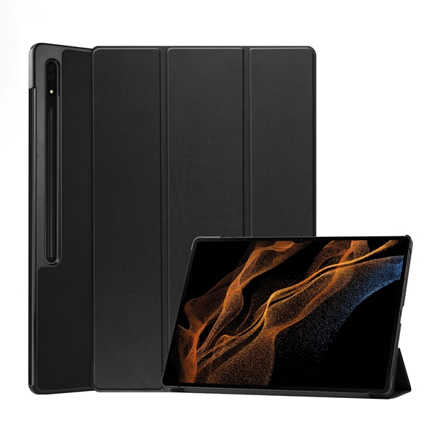 סט-כיסוי-ומגן-מסך-skech-ל-galaxy-tab-s8-ultra-שחור