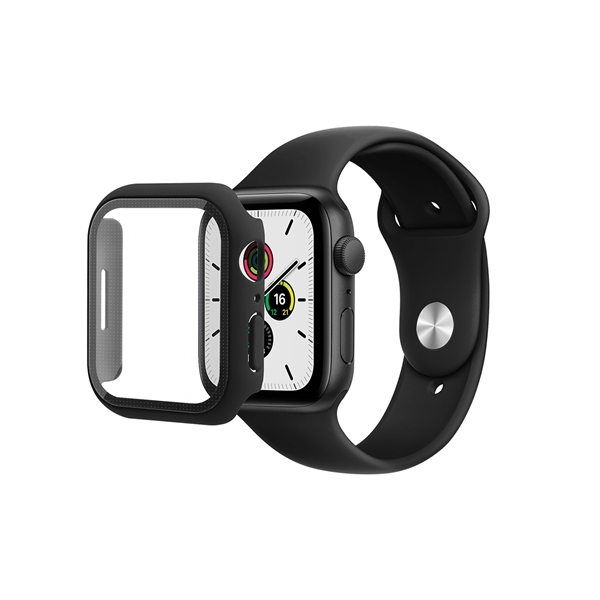 רצועה ומגן מסך Skech לשעון Apple Watch 41mm שחור