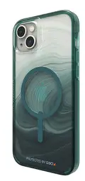 כיסוי GEAR4 ל  iPhone 14 Max דגם Milan Snap מערבולת ירוקה